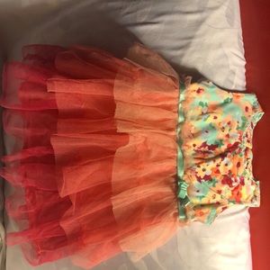 Matilda Jane Multi color dress with tule 2t